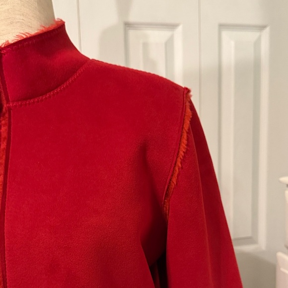 Emma James a Liz Claiborne Vibrant Red Jacket Size S